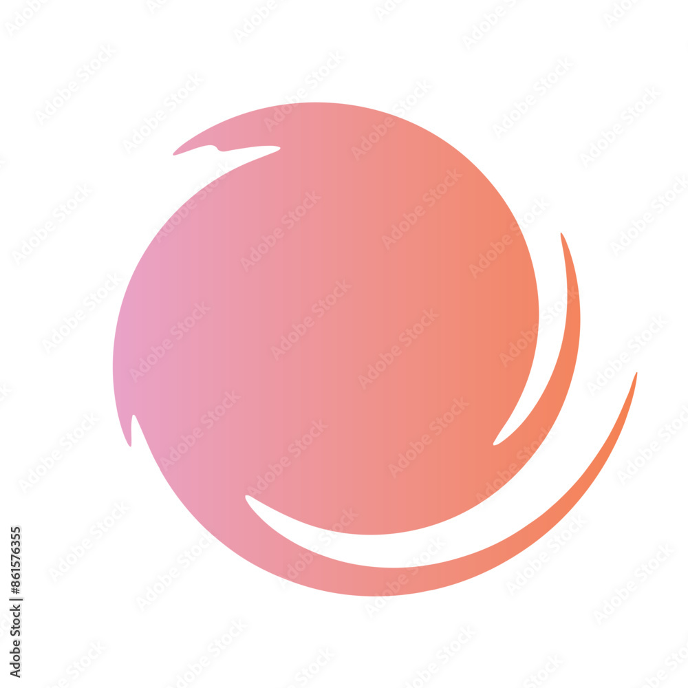 Fototapeta premium Abstract Spiral Gradient shapes