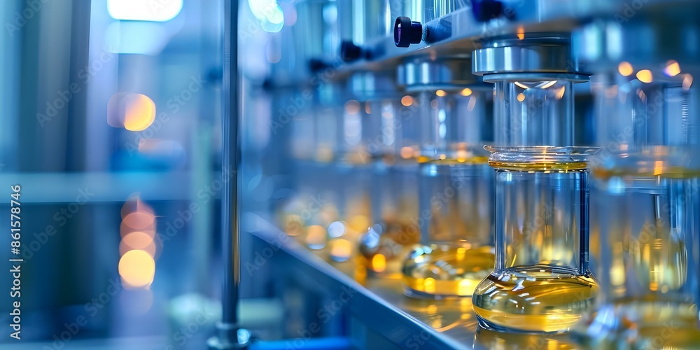 Automated bioreactors optimize growth in fermentation systems for bioprocessing applications. Concept Bioprocessing, Fermentation Systems, Automated Bioreactors, Optimized Growth Automated bioreactors optimize growth in fermentation systems for bioprocessing applications. Concept Bioprocessing, Fermentation Systems, Automated Bioreactors, Optimized Growth