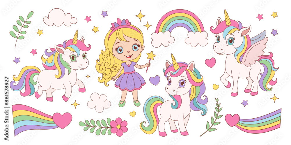 Enchanting Unicorn Magic Princess Set Enchanting Unicorn Magic Princess Set