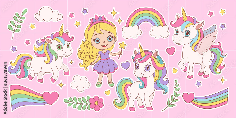 Enchanted Princess: A Fairytale Dream with Unicorns Enchanted Princess: A Fairytale Dream with Unicorns