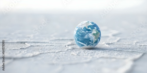 Visual representation of climate change Art reveals the effects of global warming through melting world imagery. Concept Climate Change, Global Warming, Melting World, Artistic Imagery © Anastasiia