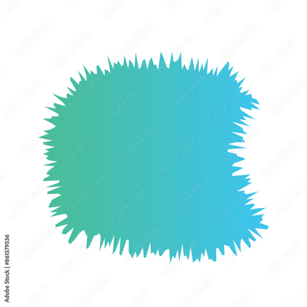 Fototapeta premium Abstracts random organic Gradient shapes