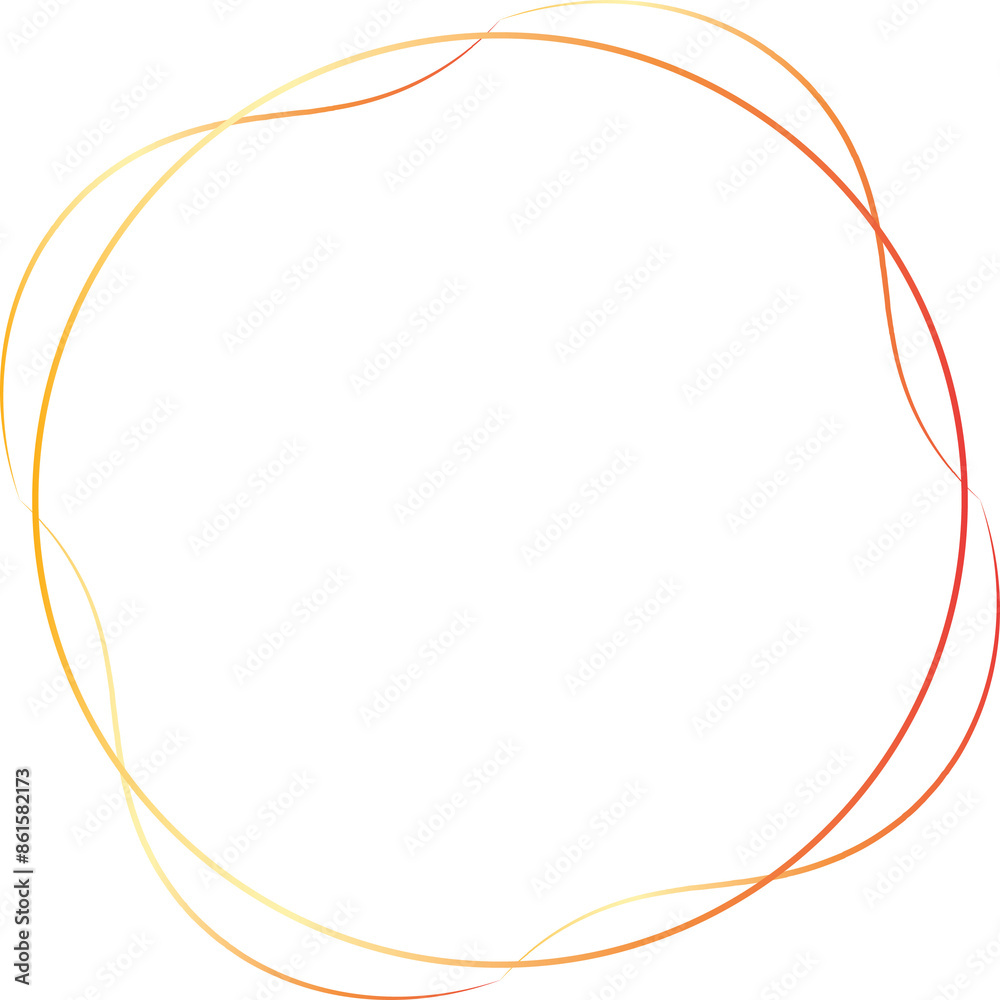 Gold circle frame luxury vector outline Gold circle frame luxury vector outline