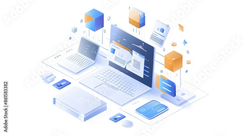Streamlined Digital Workspace for Efficient Document Processing with Advanced Data Protection and Permissions