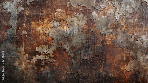 Grungy rusty metal texture background, perfect for adding an industrial edge to design projects.