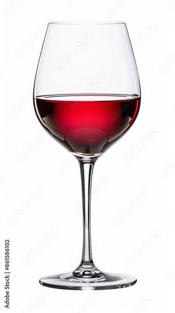 Isolated Red Wine Glass for Versatile Design Use Isolated Red Wine Glass for Versatile Design Use