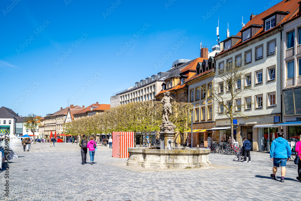 Obraz premium Altstadt von Bayreuth, Bayern, Deutschland 