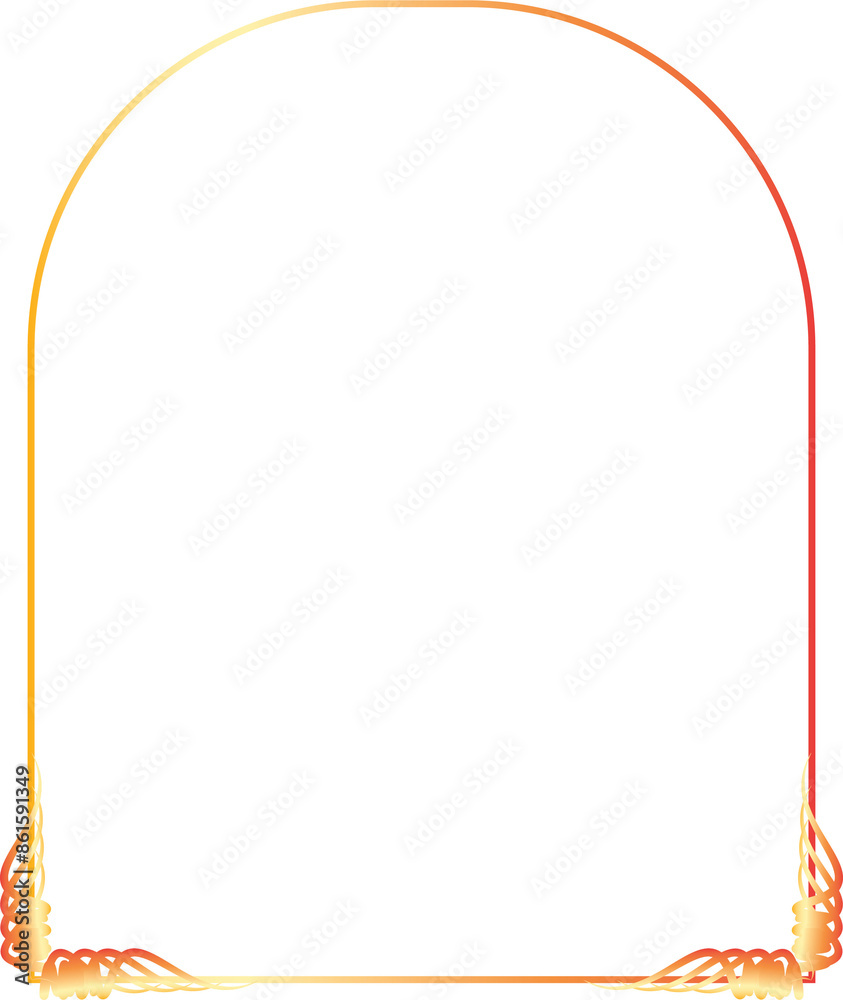 Gold frame luxury vector outline Gold frame luxury vector outline