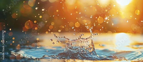 Image of a splashing water ...