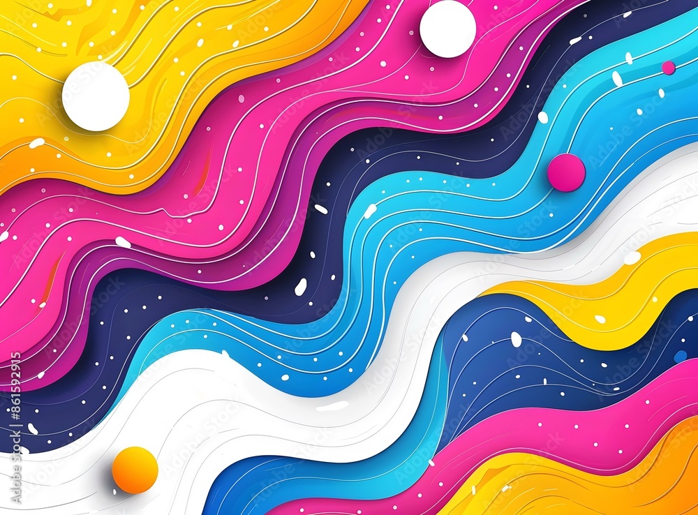 Colorful abstract waves Colorful abstract waves