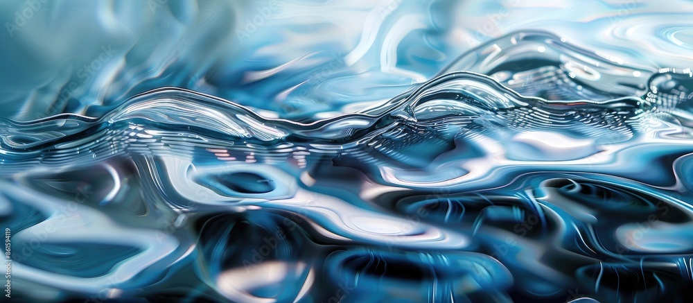 Water cascades over rippled surface, creating an abstract background with a copy space image. Water cascades over rippled surface, creating an abstract background with a copy space image.