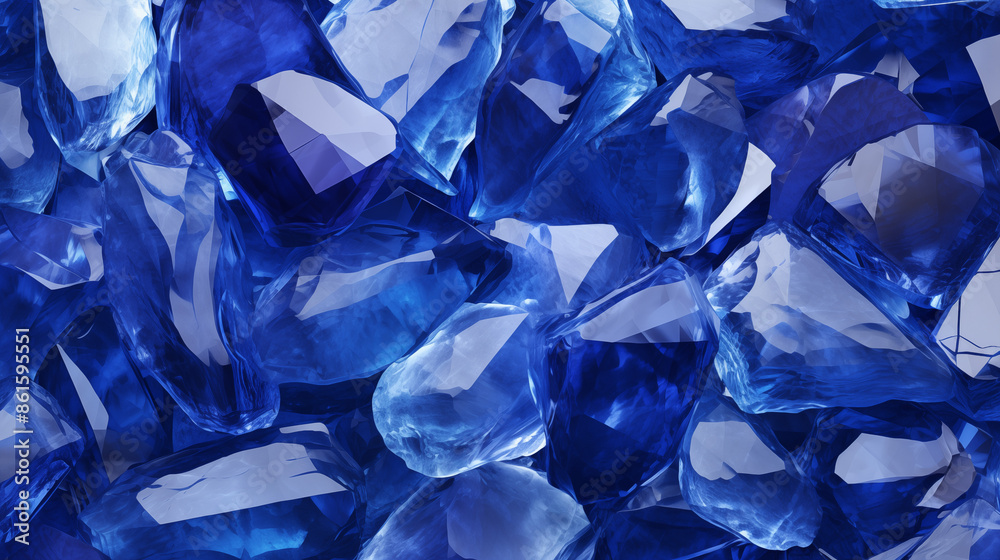 Sapphire Gemstone, Abstract Image, Texture, Pattern Background, Wallpaper, Background, Cell Phone Cover and Screen, Smartphone, Computer, Laptop, Format 9:16 and 16:9 - PNG
