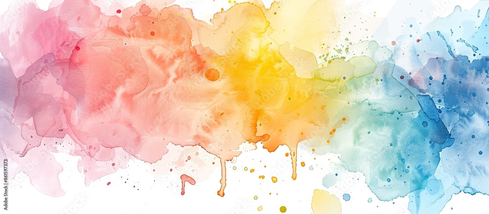 Obraz premium watercolors. colors to paint. with copy space image. Place for adding text or design