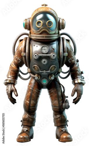 PNG Cartoon robot futuristic protection.