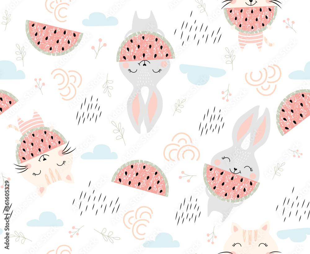 easter seamless background