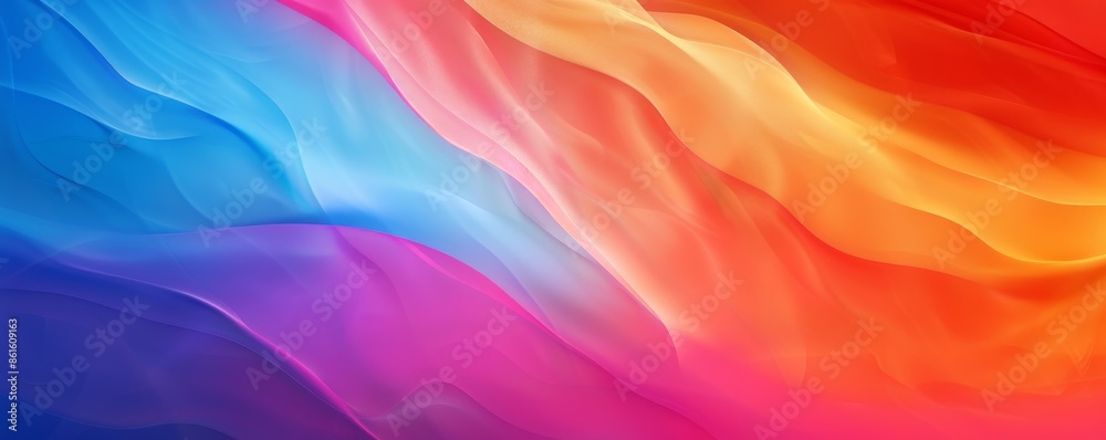 Colorful gradient abstract background with flowing wave patterns Colorful gradient abstract background with flowing wave patterns