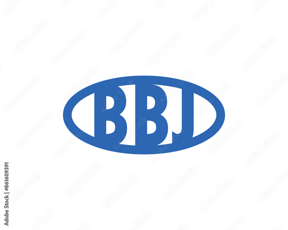 BBJ logo design vector template BBJ logo design vector template