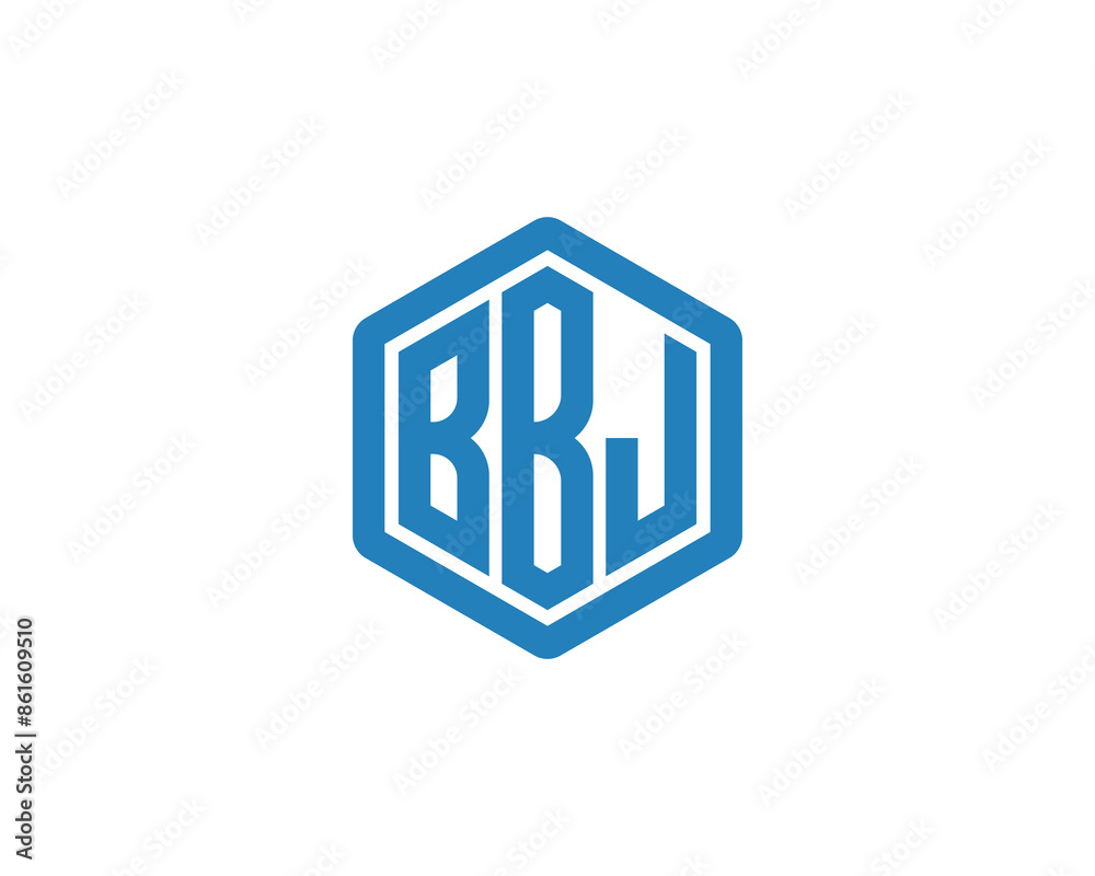 BBJ logo design vector template BBJ logo design vector template