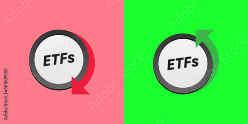 ETFs up and down arrow icon