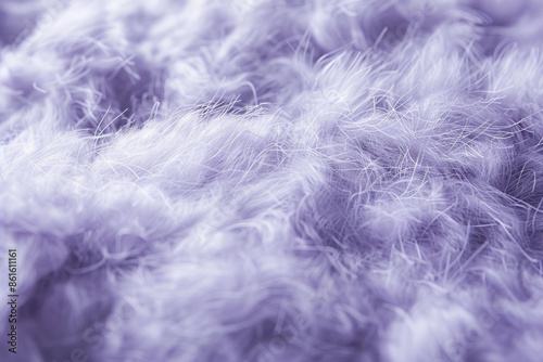 Cool, lavender grey fuzz background with a sophisticated touch.
