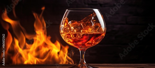 Image of a brandy snifter o...