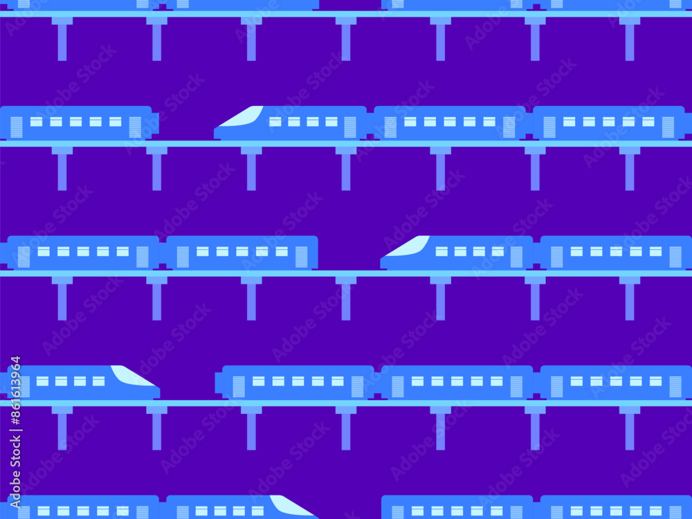 Train Wrapper Pattern Trains seamless pattern. Railway road, background with railway ...