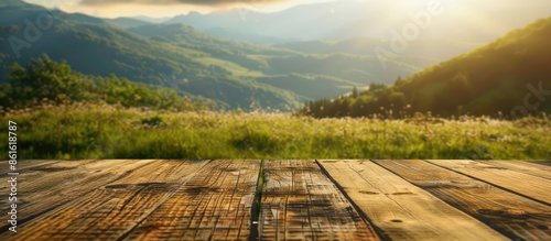 A wooden table top set agai...