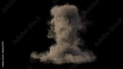 Dust Tornado without Debris