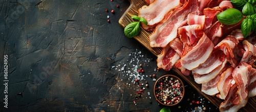A rustic top-view image of ...