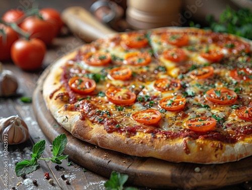 Delicious Homemade Pizza 