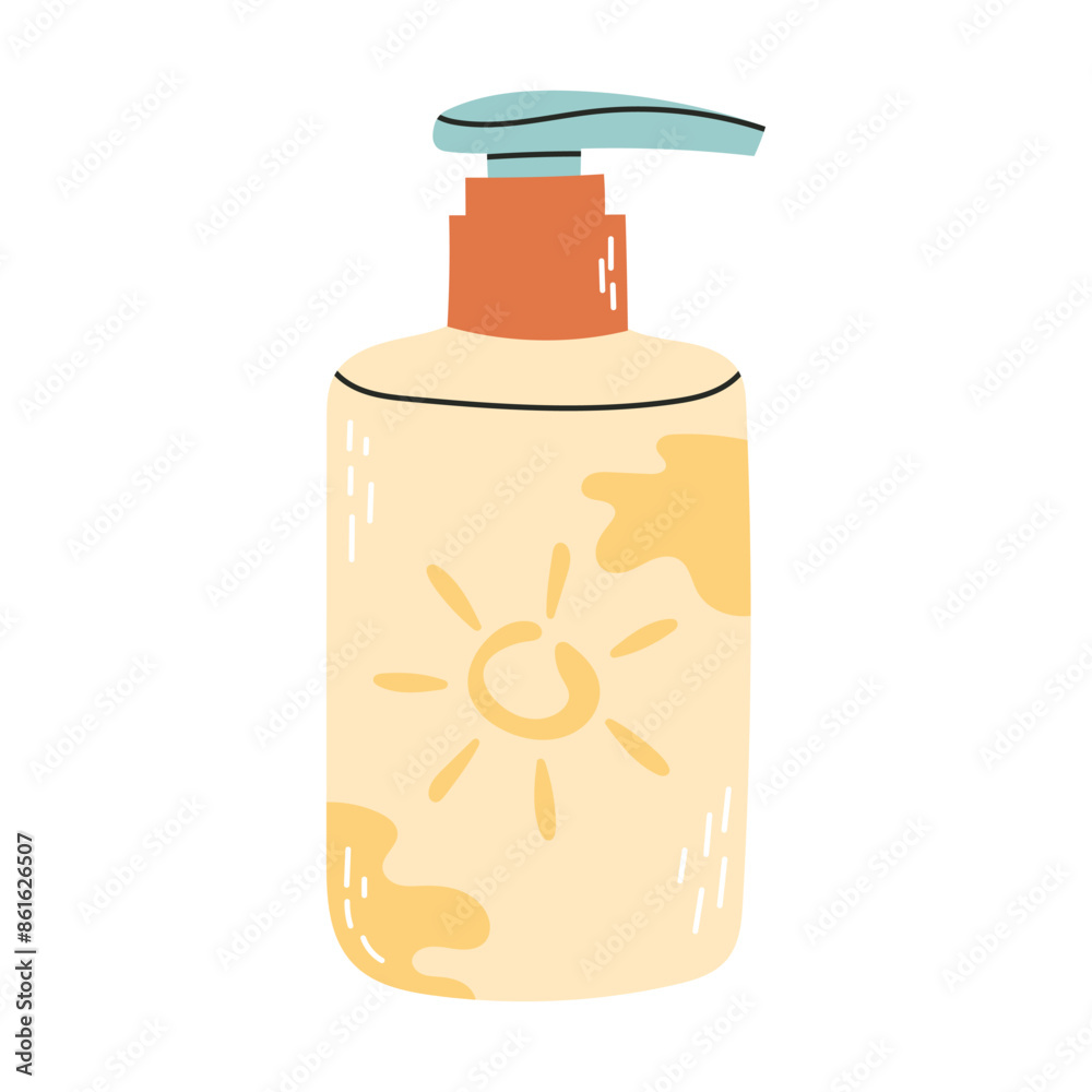 Sunscreen and lotion with SPF. Sun protection and sun safety. Sunscreen, serum, balm, lotion with SPF. Sunscreen lotion isolated on white background. Sunscreen and lotion with SPF. Sun protection and sun safety. Sunscreen, serum, balm, lotion with SPF. Sunscreen lotion isolated on white background.