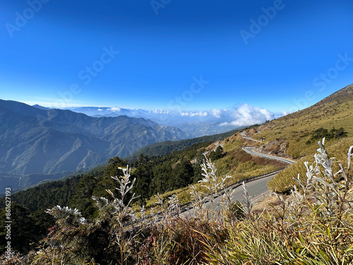 Taiwan, Hehuan Mountain, Mountain, Huanshan Highway, Mountain Road, Highway on the High Mountains photo