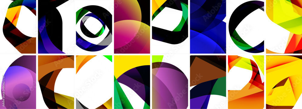 Collection of abstract background with waves, colorful shapes and 3d shadow effect. Vector Illustration For Wallpaper, Banner, Background, Card, Book Illustration, landing page Collection of abstract background with waves, colorful shapes and 3d shadow effect. Vector Illustration For Wallpaper, Banner, Background, Card, Book Illustration, landing page
