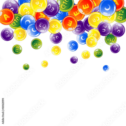 Vitamins and minerals complex. Multivitamins