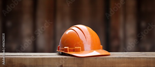 Close-up of an orange const...