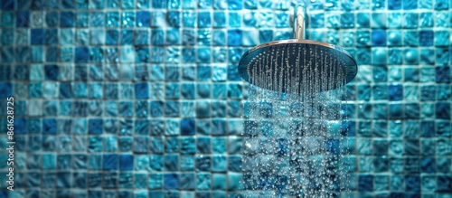 Shower head with flowing wa...