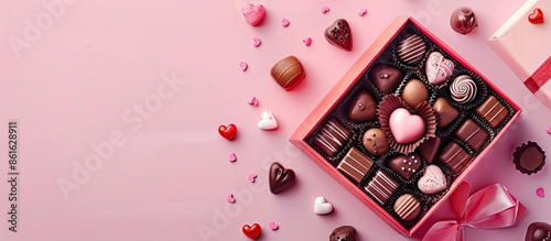 Top view of a Valentine's D...