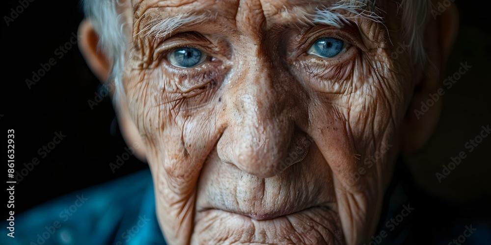 An 80-year-old Man's Incredible Journey. Concept Life accomplishments, challenges faced, lessons learned, wisdom shared, family support An 80-year-old Man's Incredible Journey. Concept Life accomplishments, challenges faced, lessons learned, wisdom shared, family support