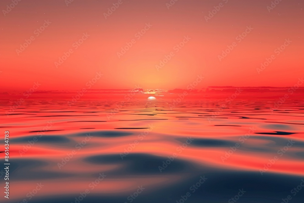  Minimalist wallpaper, minimalistic ocean horizon, peaceful and infinite atmosphere, nautical style, simple, light background,