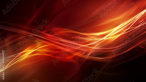 Eye-Catching Red and Yellow Abstract Background for Digital Content