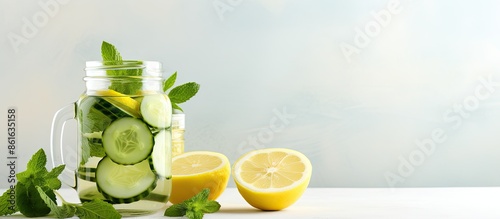 Fresh and healthy drink con...