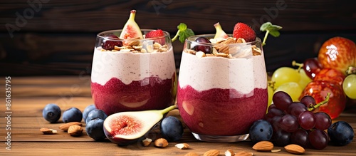 Two glasses of autumn-inspi...