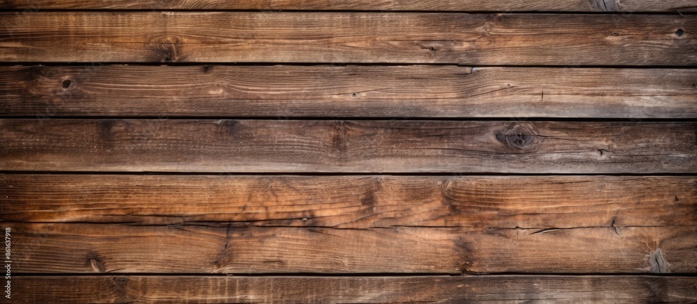 Rustic wooden boards with a weathered brown texture, ideal for background or constructing, featuring a spacious area for image placement. with copy space image. Place for adding text or design Rustic wooden boards with a weathered brown texture, ideal for background or constructing, featuring a spacious area for image placement. with copy space image. Place for adding text or design