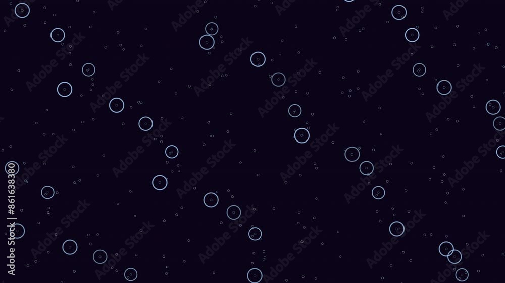 A mesmerizing black and blue pattern adorned with floating white circles in a circular arrangement, creating an enchanting sense of weightlessness A mesmerizing black and blue pattern adorned with floating white circles in a circular arrangement, creating an enchanting sense of weightlessness