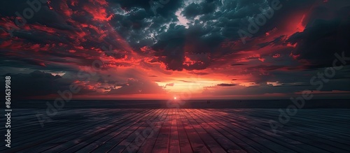 Dark Floor Background with ...