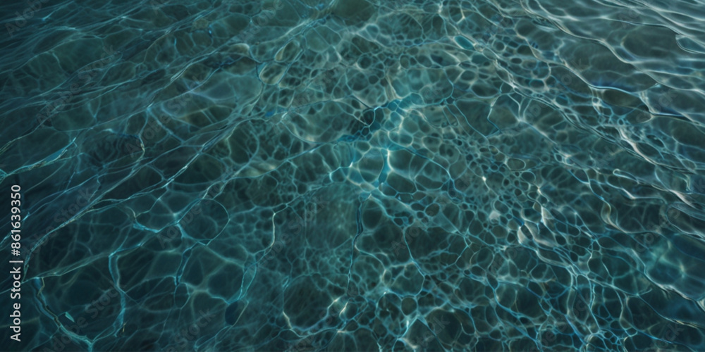 Obraz premium Azure water texture vector illustration