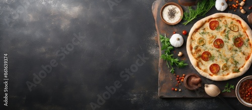 Stone table background with...