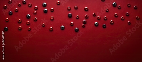 Vibrant thumbtacks arranged...