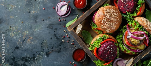 Vegan beet chickpea burgers...