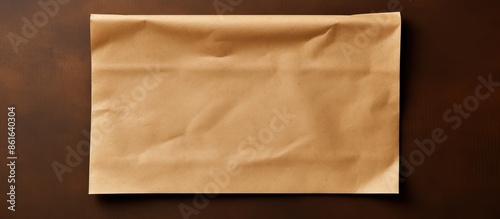 Isolated brown napkin paper...